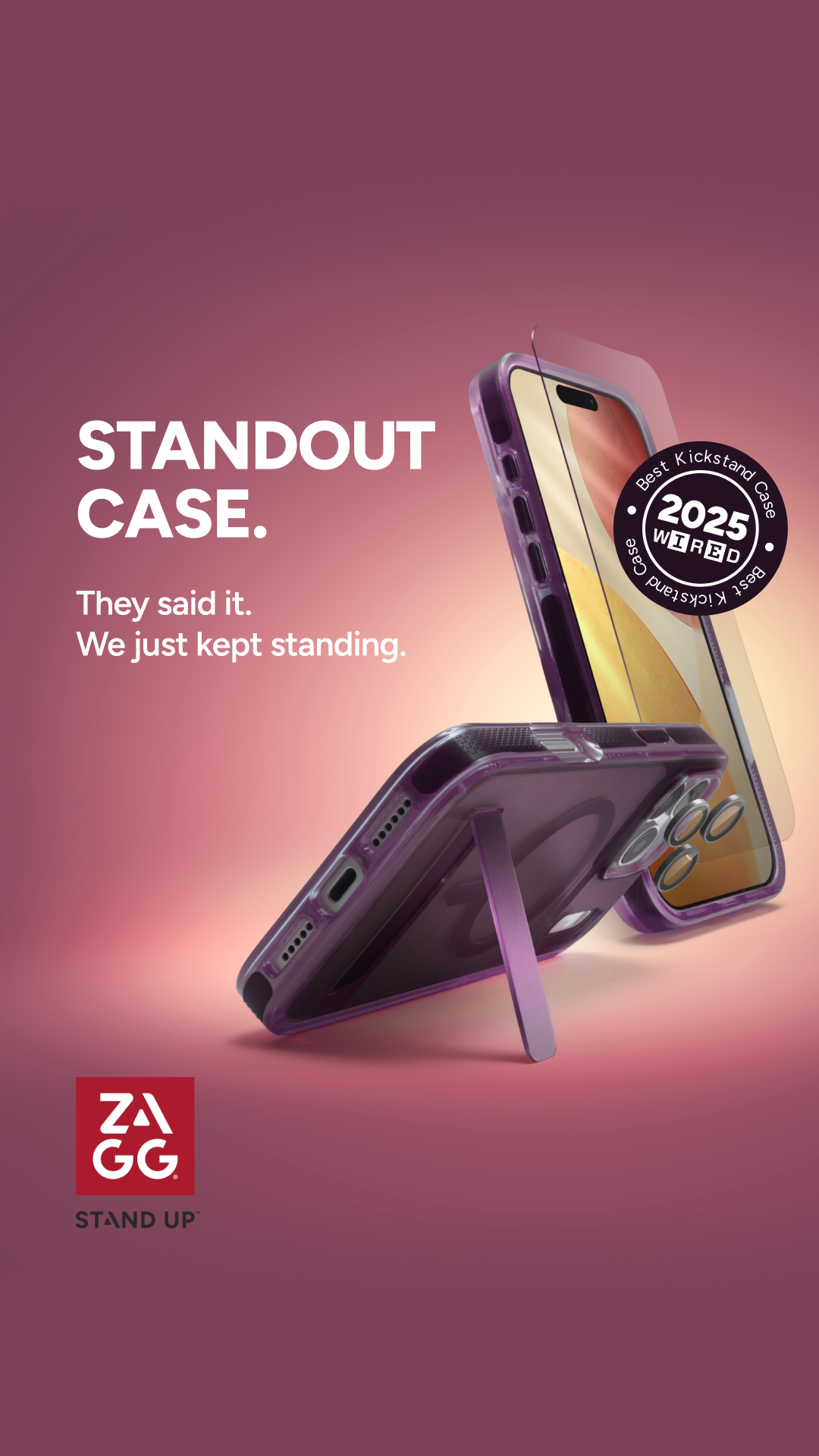 ZAGG Standout Case story static
